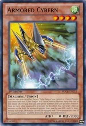Armored Cybern (Common) (SDCR-EN011) - Structure Deck: Cyber Dragon Revolution Unlimited