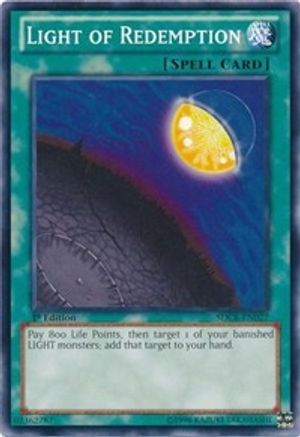 Light of Redemption (Common) (SDCR-EN027) - Structure Deck: Cyber Dragon Revolution Unlimited
