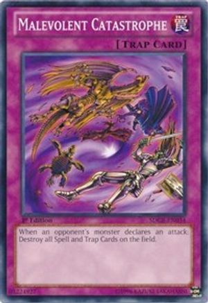 Malevolent Catastrophe (Common) (SDCR-EN034) - Structure Deck: Cyber Dragon Revolution 1st Edition