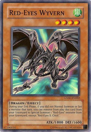 Red-Eyes Wyvern (Super Rare) (GX06-EN002) - Yu-Gi-Oh! GX Tag Force Promotional Cards Limited