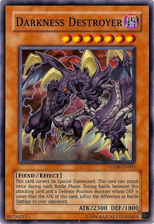 Darkness Destroyer (Super Rare) (GX06-EN003) - Yu-Gi-Oh! GX Tag Force Promotional Cards Unlimited