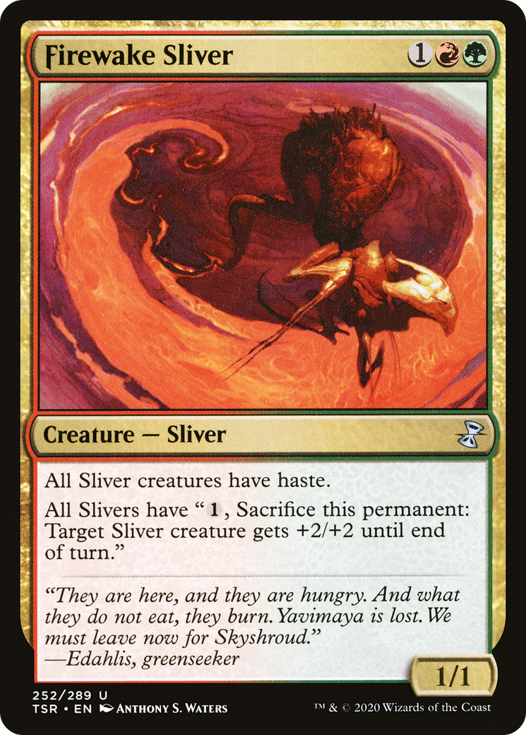 Firewake Sliver (TSR-252) [Time Spiral Remastered] Foil