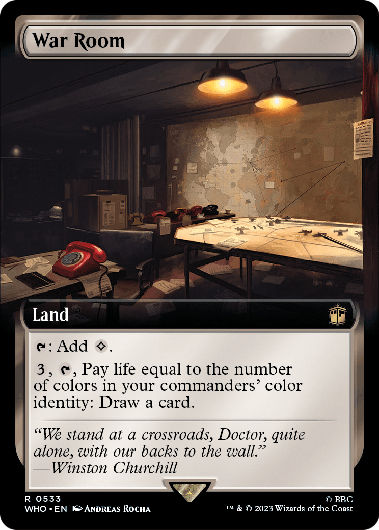 War Room (Extended Art) (WHO-533) [Doctor Who]