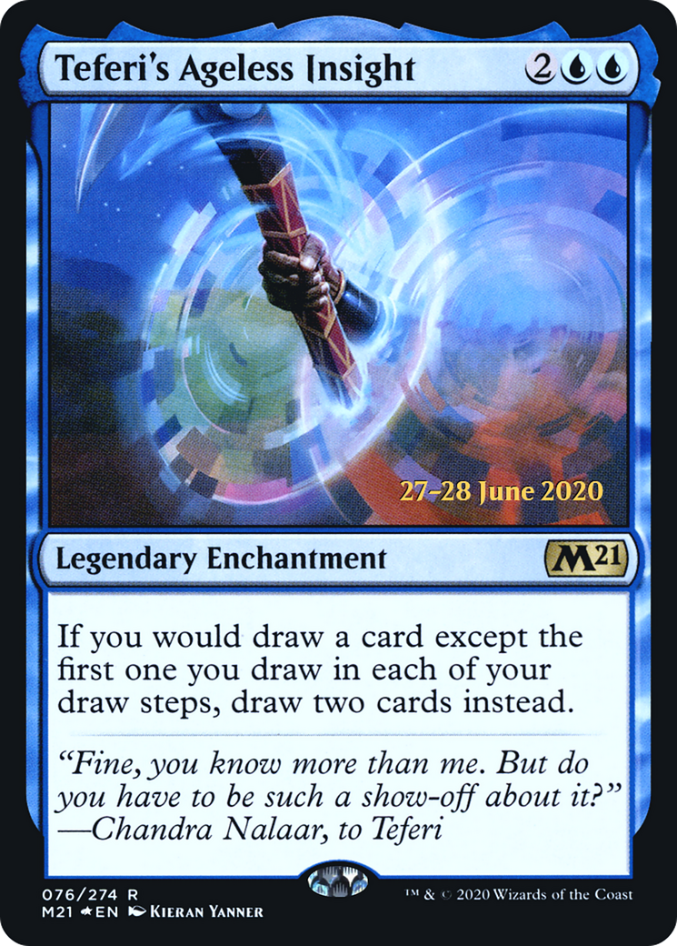Teferi's Ageless Insight (PRE-076) [Core Set 2021 Promos] Foil