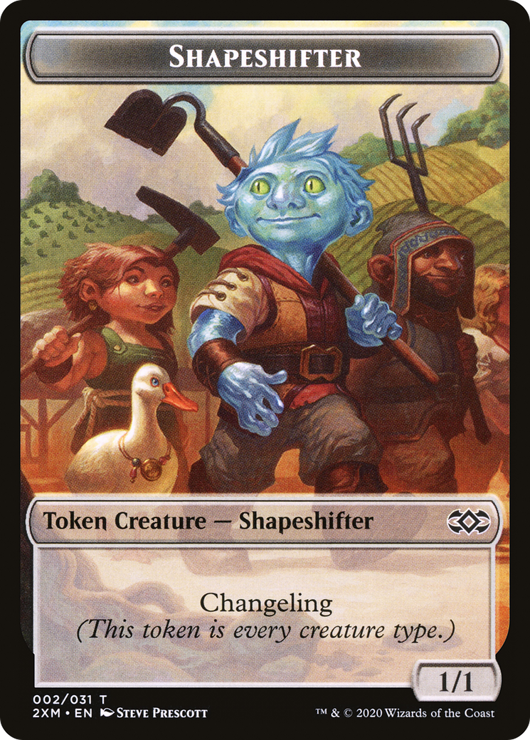 Shapeshifter (T2XM-002) [Double Masters Tokens] Foil