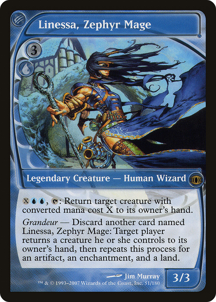 Linessa, Zephyr Mage (FUT-051) [Future Sight] Foil