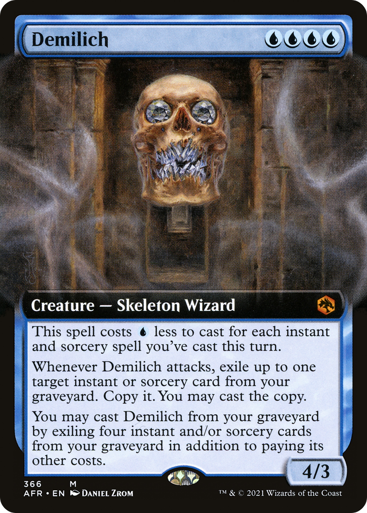 Demilich (Extended Art) (AFR-366) [Adventures in the Forgotten Realms] Foil