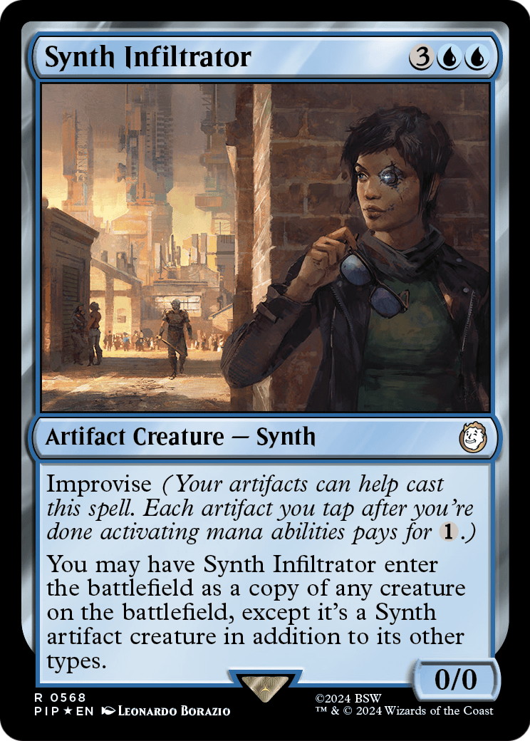 Synth Infiltrator (Surge Foil) (PIP-568) [Fallout] Foil
