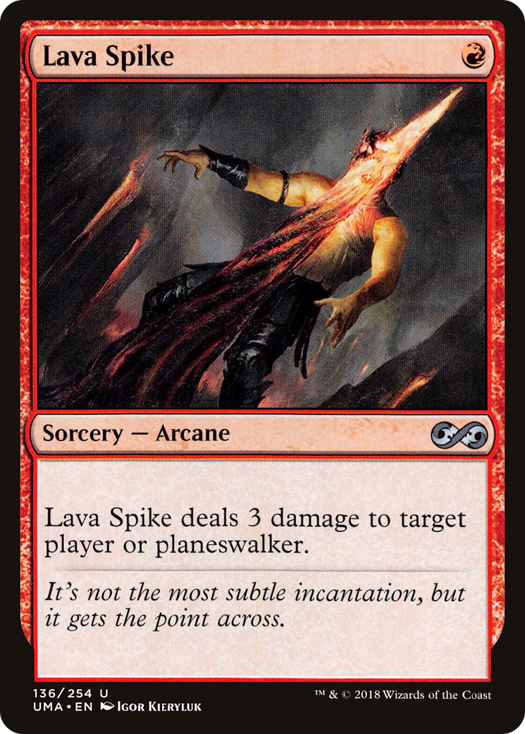 Lava Spike (UMA-136) [Ultimate Masters] Foil
