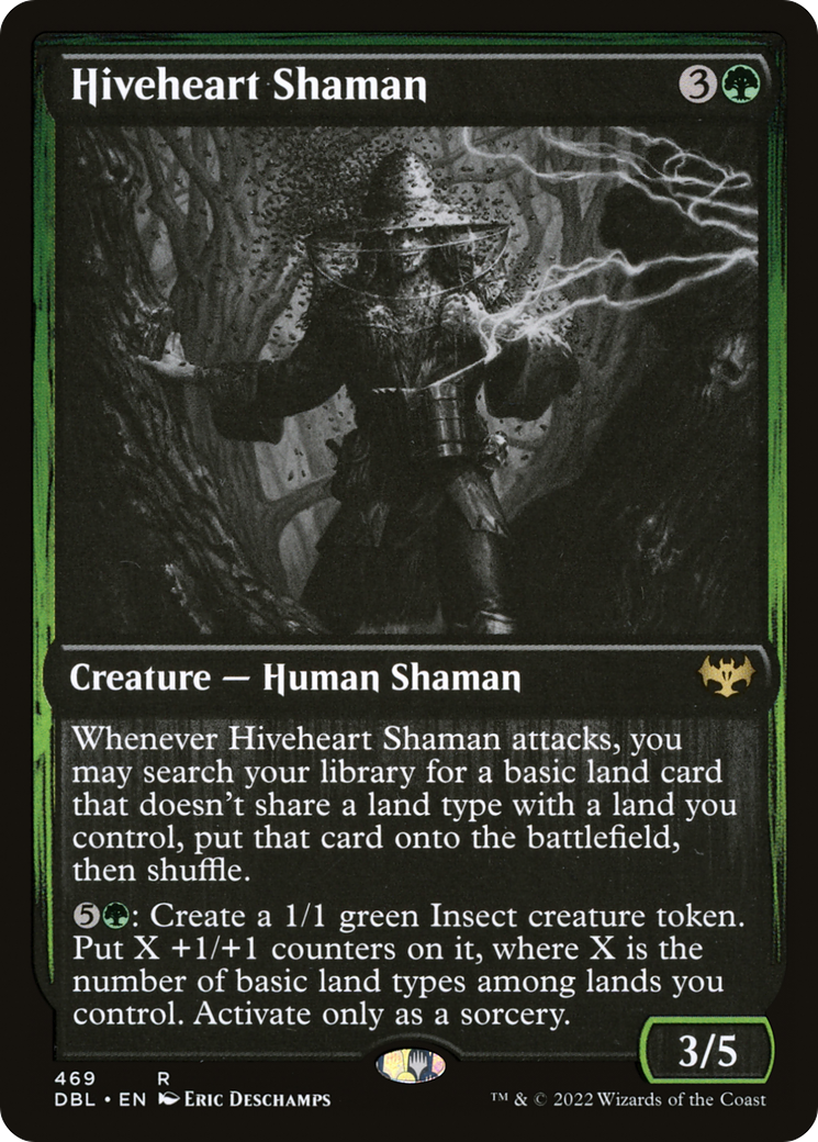 Hiveheart Shaman (DBL-469) [Innistrad: Double Feature] Foil