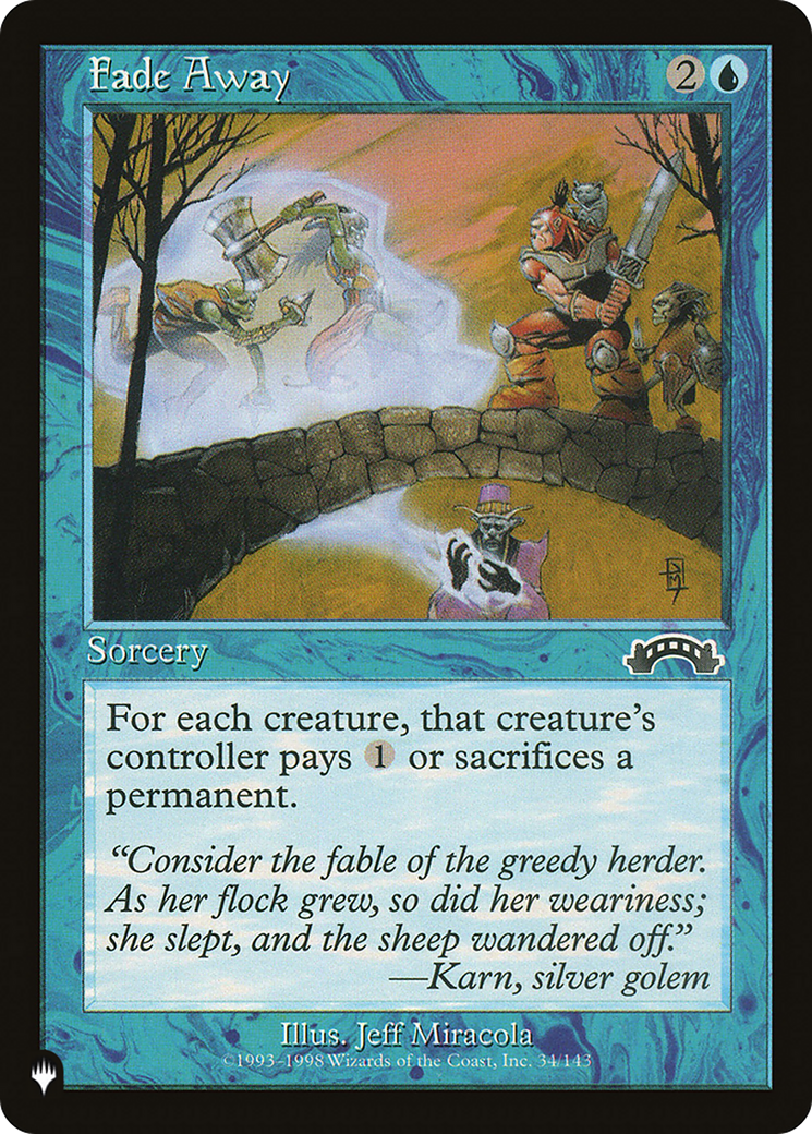Fade Away (LIST-34/143) [The List]