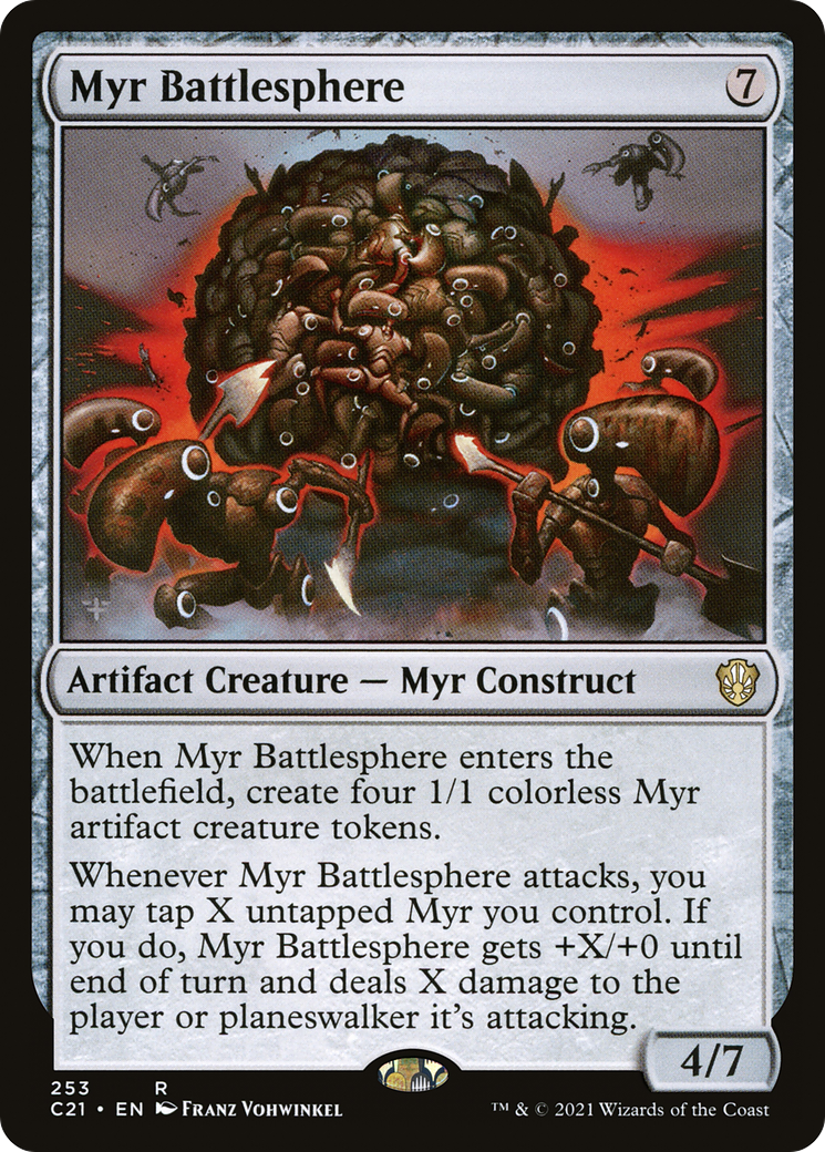 Myr Battlesphere (C21-253) [Commander 2021]