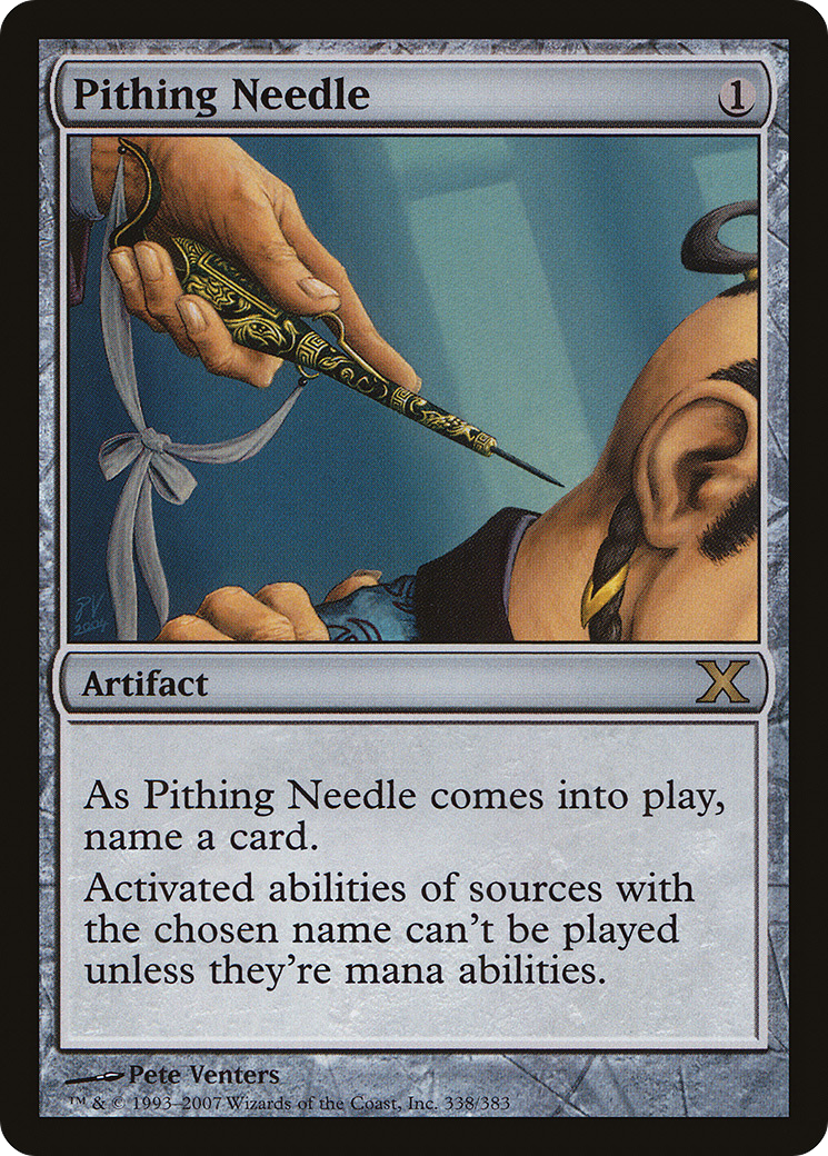 Pithing Needle (10E-338) [Tenth Edition] Foil