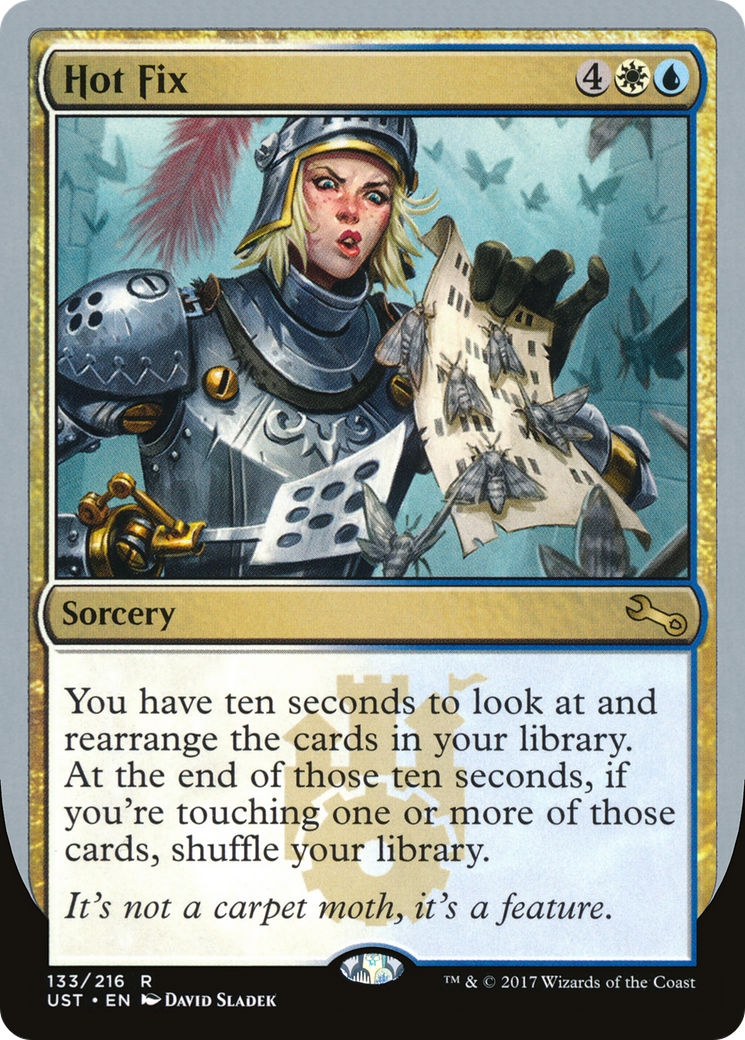 Hot Fix (UST-133) [Unstable]