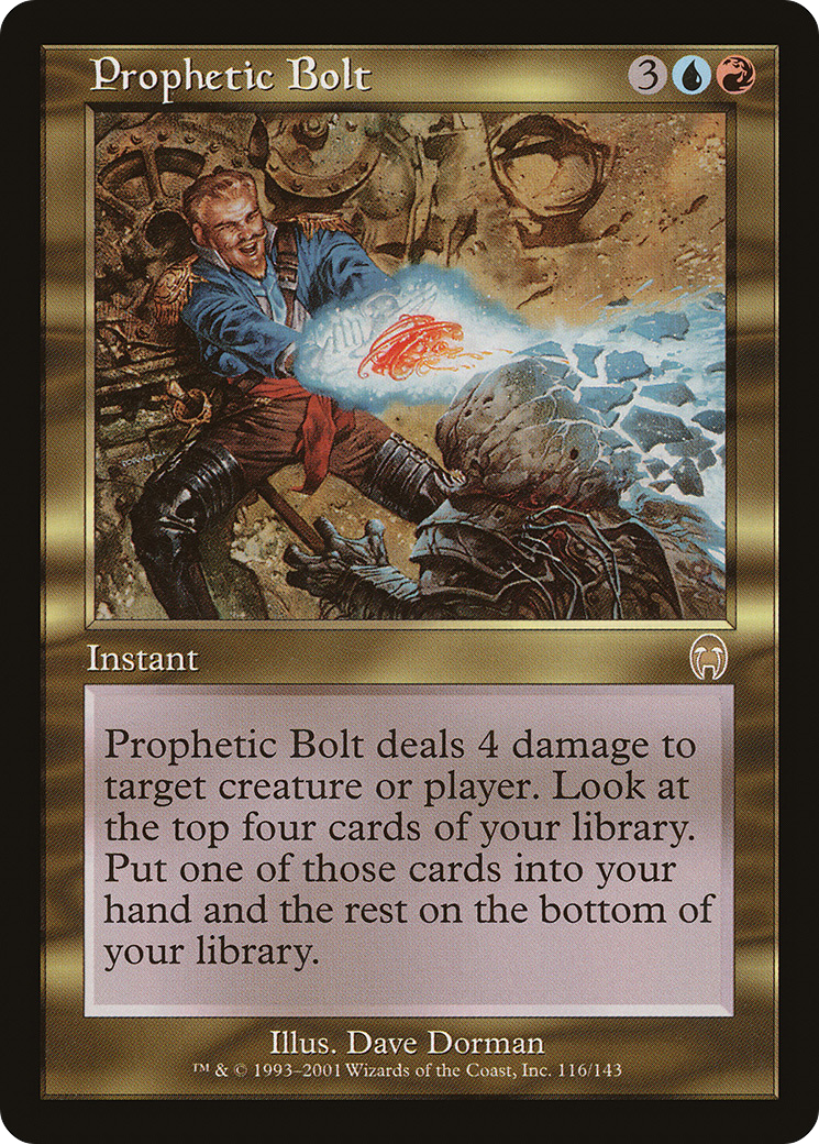 Prophetic Bolt (APC-116) [Apocalypse] Foil