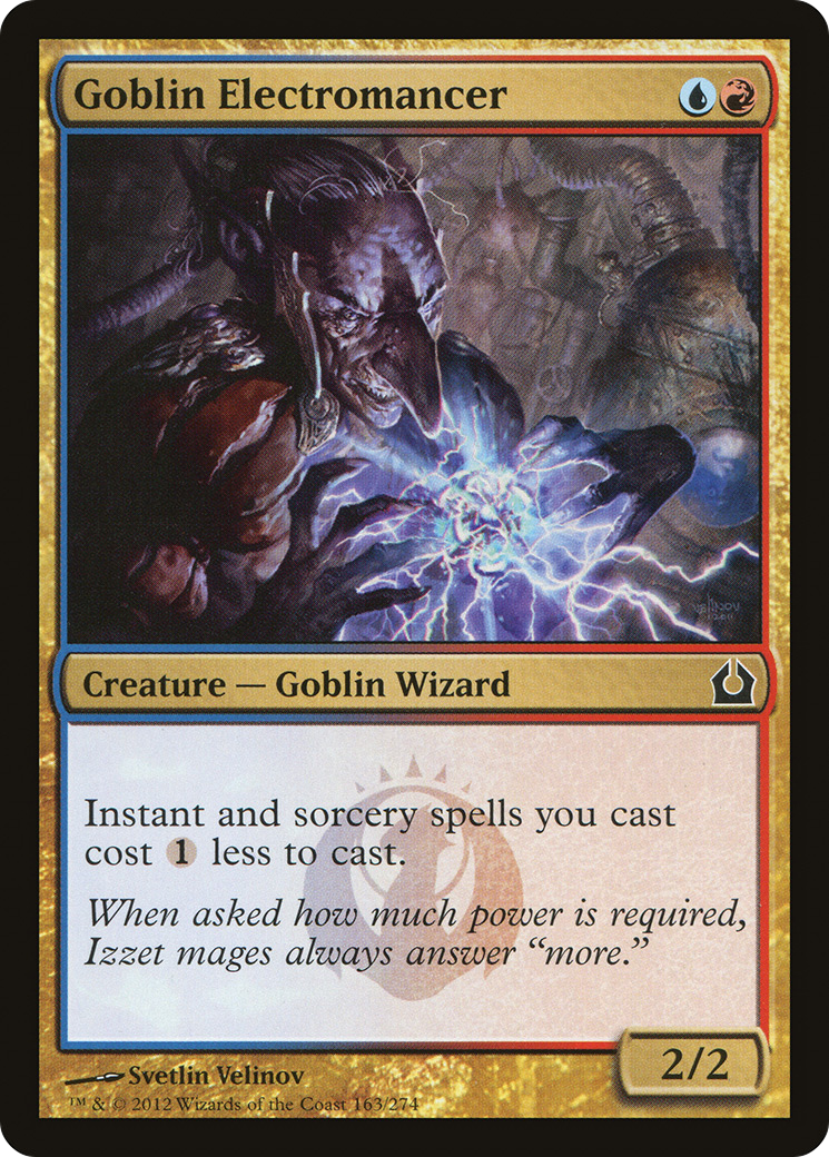 Goblin Electromancer (RTR-163) [Return to Ravnica]