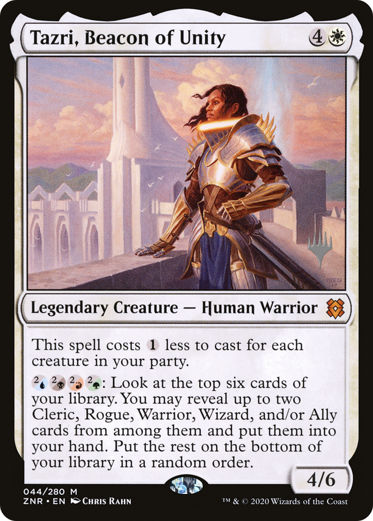 Tazri, Beacon of Unity (PPZNR-044) [Promo Pack: Zendikar Rising Promos]