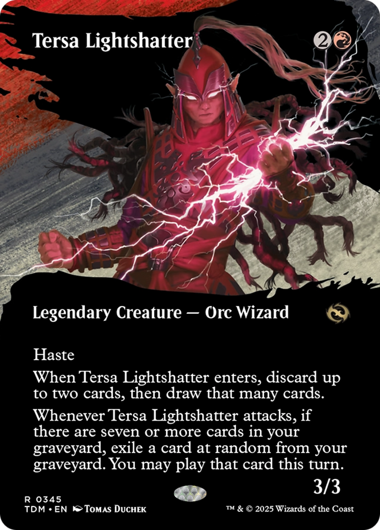 Tersa Lightshatter (Borderless) (TDM-345) (Showcase) [Tarkir: Dragonstorm]