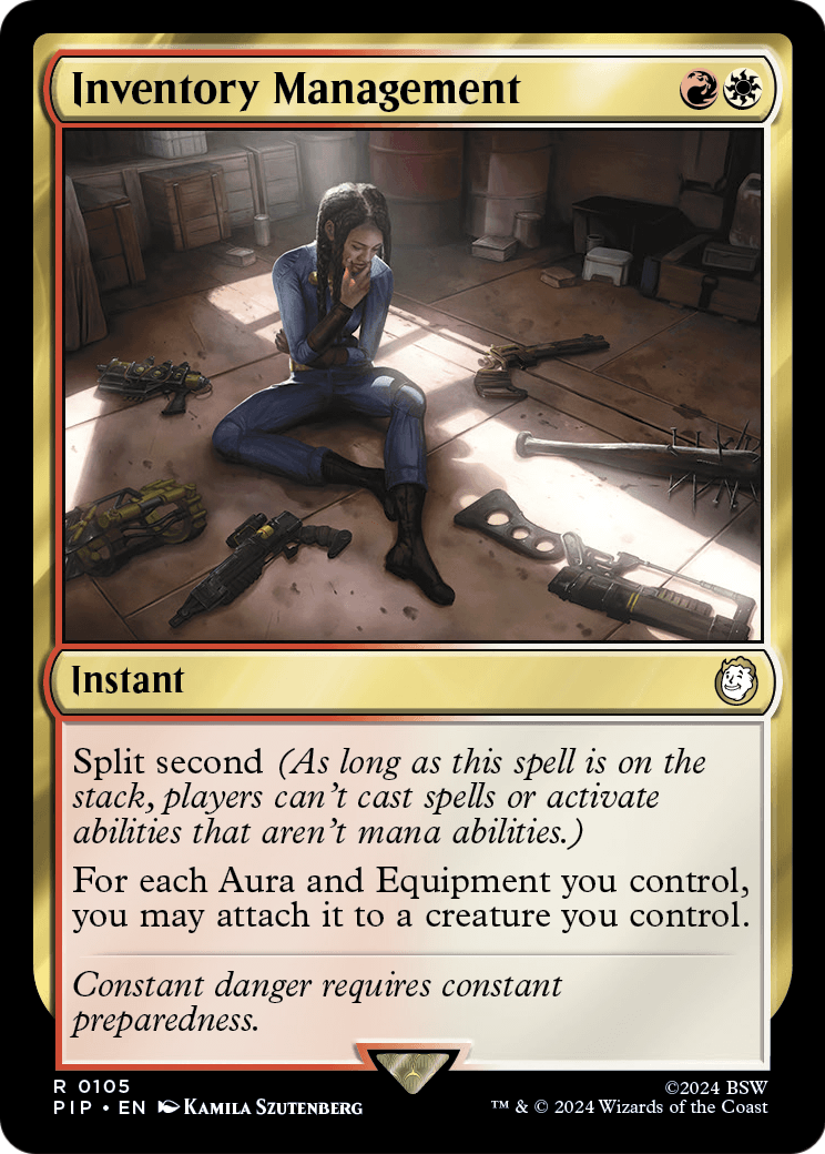 Inventory Management (PIP-105) [Fallout]