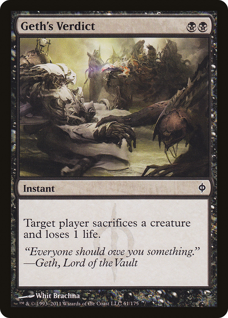 Geth's Verdict (NPH-061) [New Phyrexia]