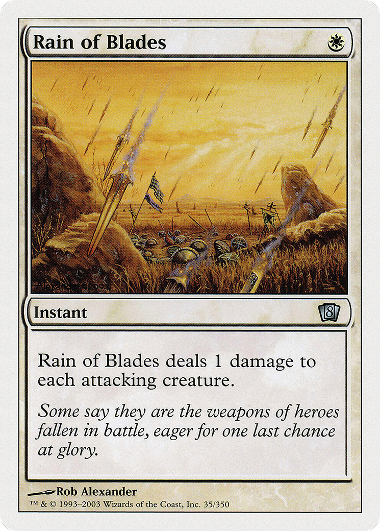 Rain of Blades (8ED-035) [8th Edition]
