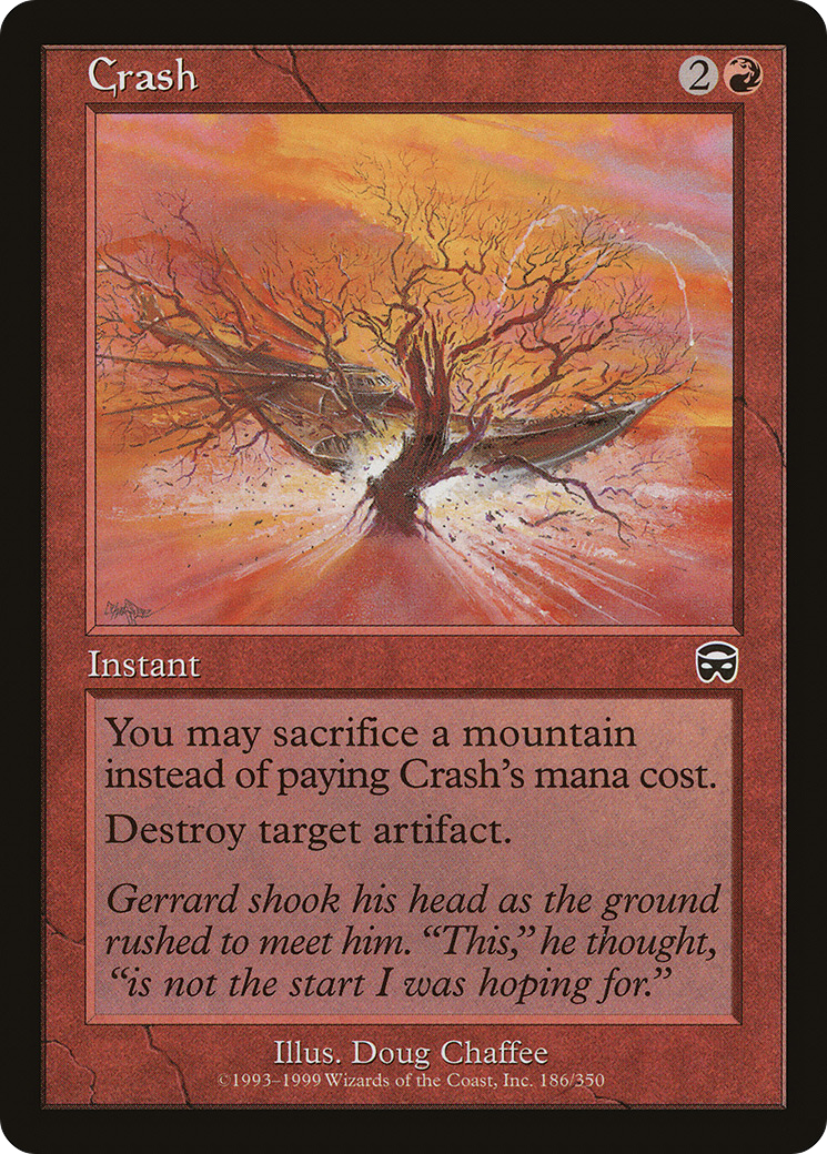Crash (MMQ-186) [Mercadian Masques] Foil