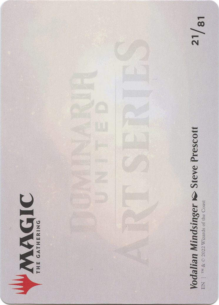 Vodalian Mindsinger // Vodalian Mindsinger (ADMU-021) (Borderless) [Dominaria United Art Series]