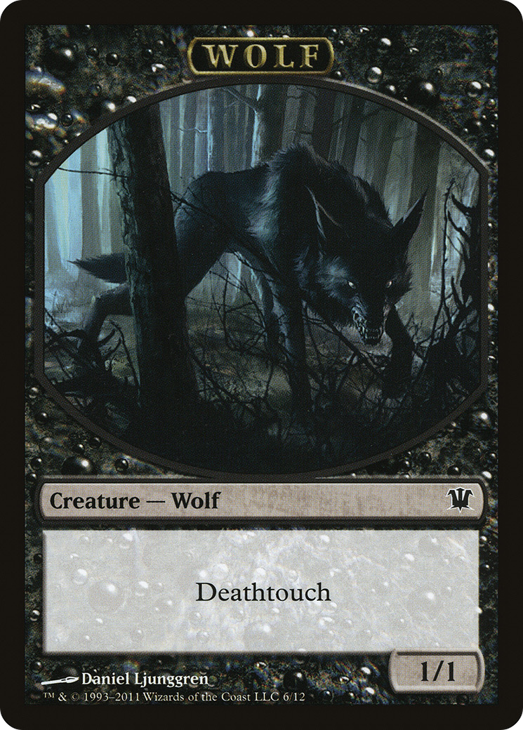 Wolf Token (ISD-006) [Innistrad Tokens]