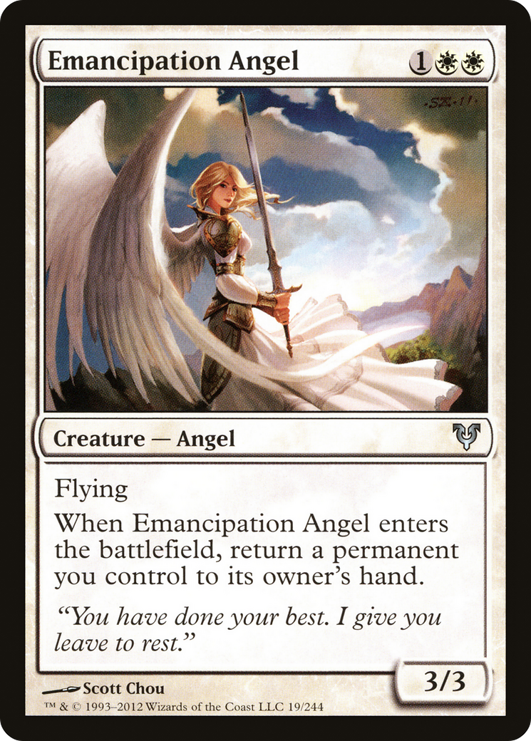 Emancipation Angel (AVR-019) [Avacyn Restored] Foil