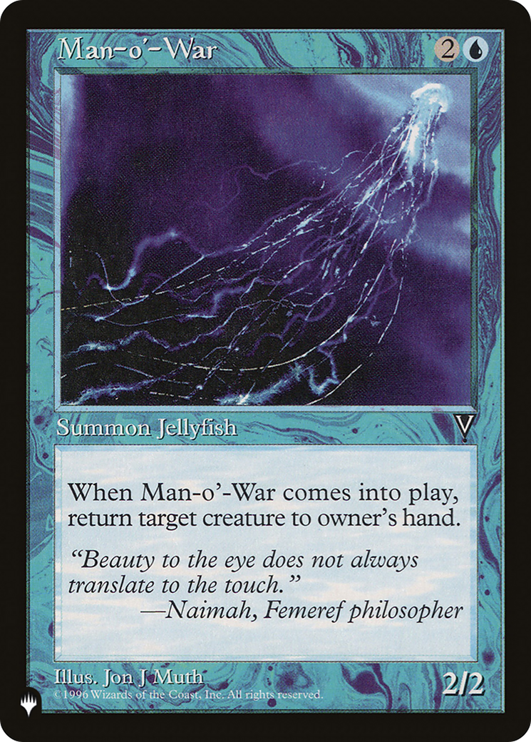 Man-o'-War (VIS) [The List]