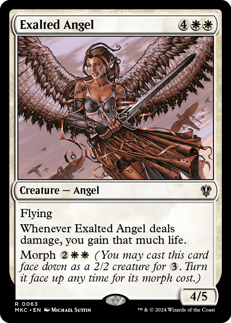 Exalted Angel (MKC-063) [Murders at Karlov Manor Commander]