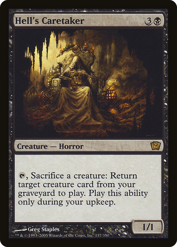 Hell's Caretaker (9ED-137) [9th Edition] Foil