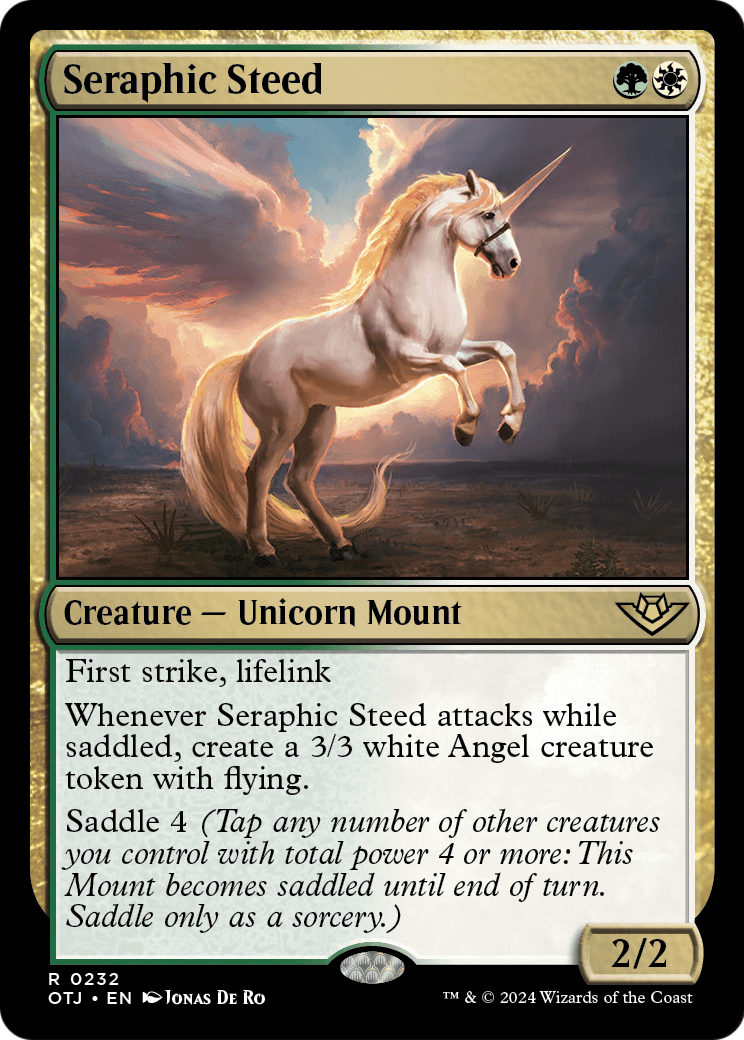 Seraphic Steed (OTJ-232) [Outlaws of Thunder Junction]
