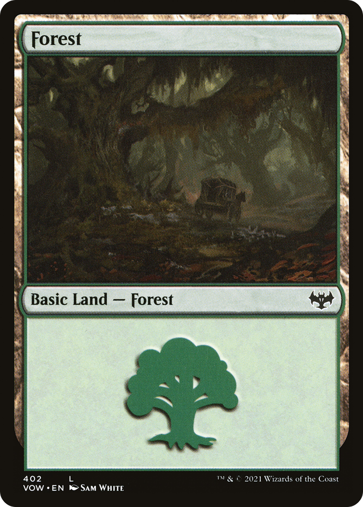 Forest (VOW-402) [Innistrad: Crimson Vow] Foil