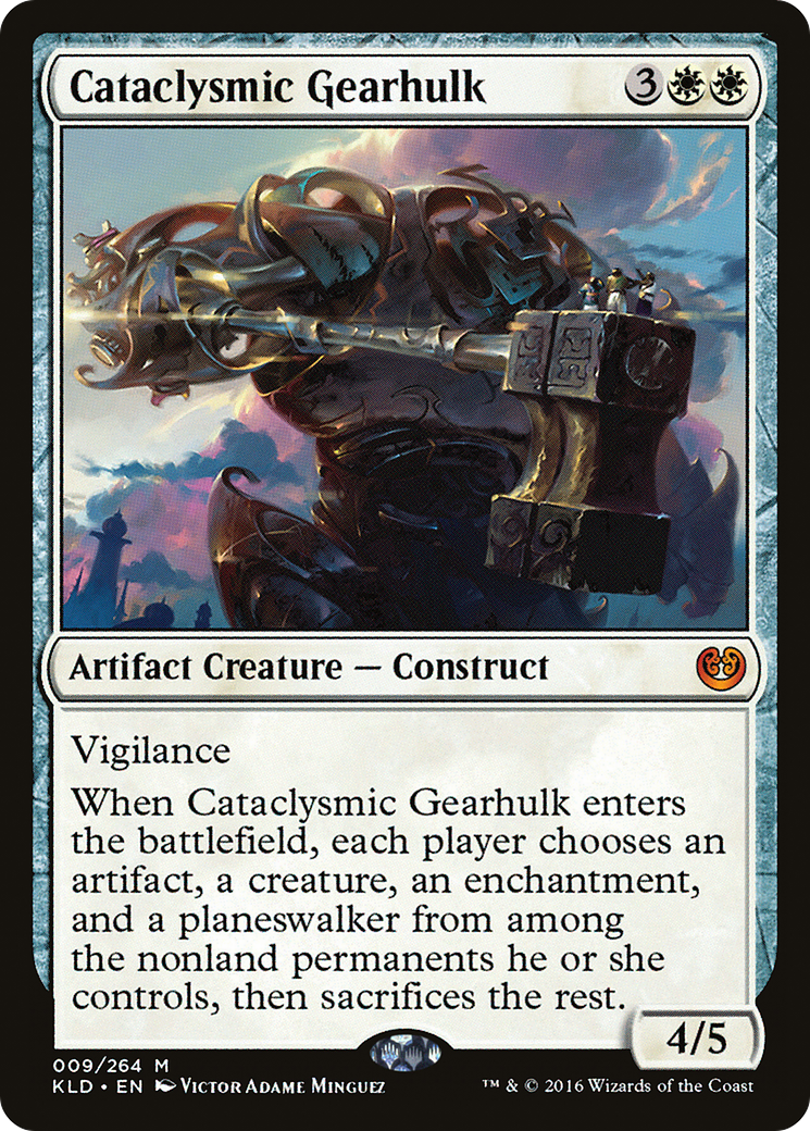 Cataclysmic Gearhulk (KLD-009) [Kaladesh] Foil