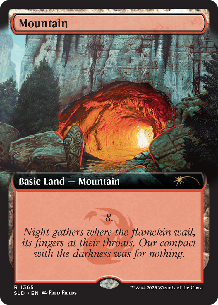 Mountain (SLD-1365) (Extended Art) [Secret Lair Drop]