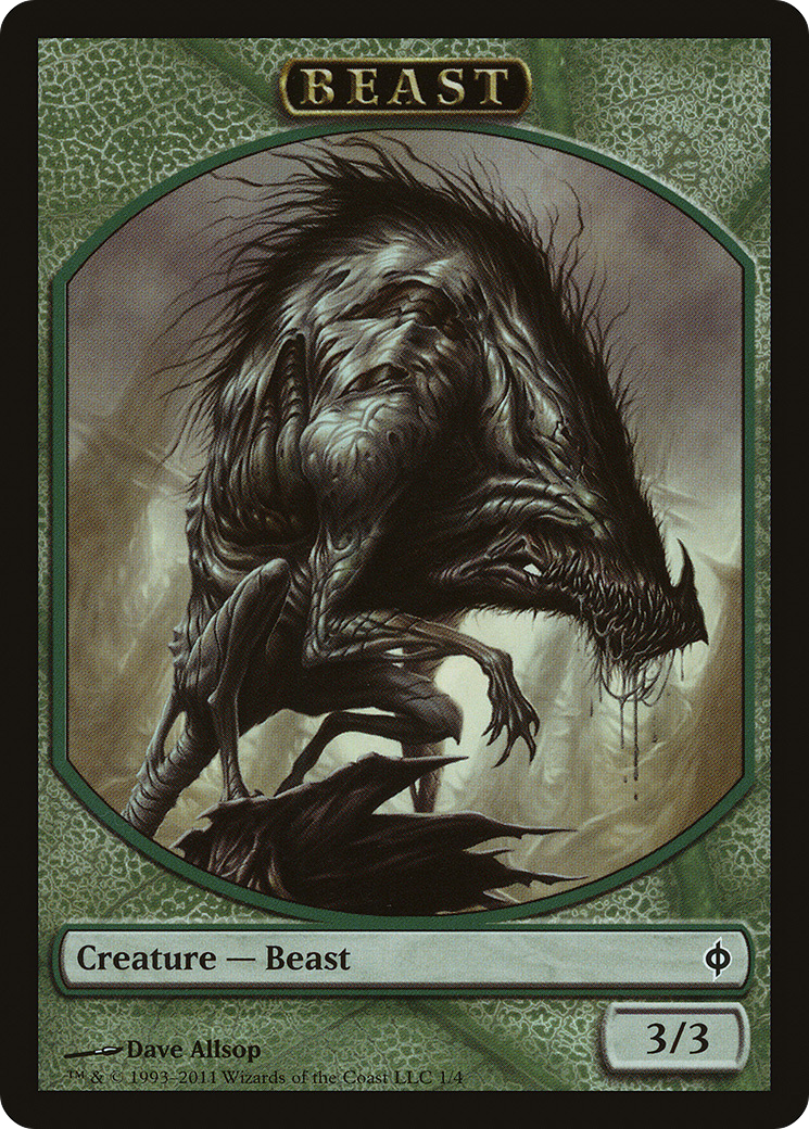 Beast Token (NPH-001) [New Phyrexia Tokens]