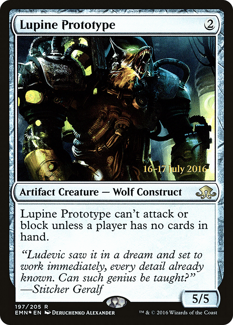 Lupine Prototype (PRE-197) [Eldritch Moon Promos] Foil