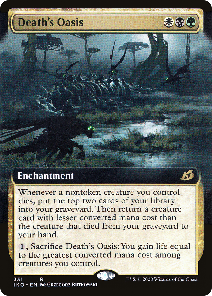Death's Oasis (Extended Art) (IKO-331) [Ikoria: Lair of Behemoths]