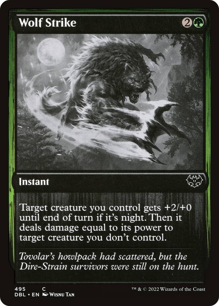 Wolf Strike (DBL-495) [Innistrad: Double Feature]