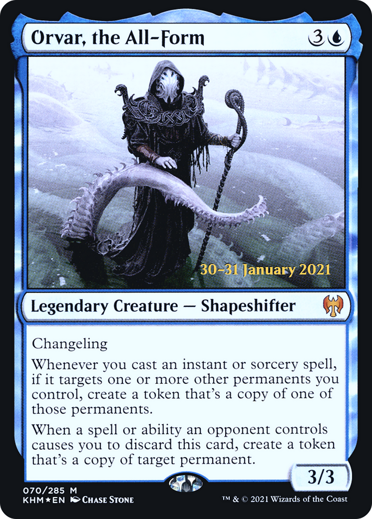 Orvar, the All-Form (PRE-070) [Kaldheim Promos] Foil