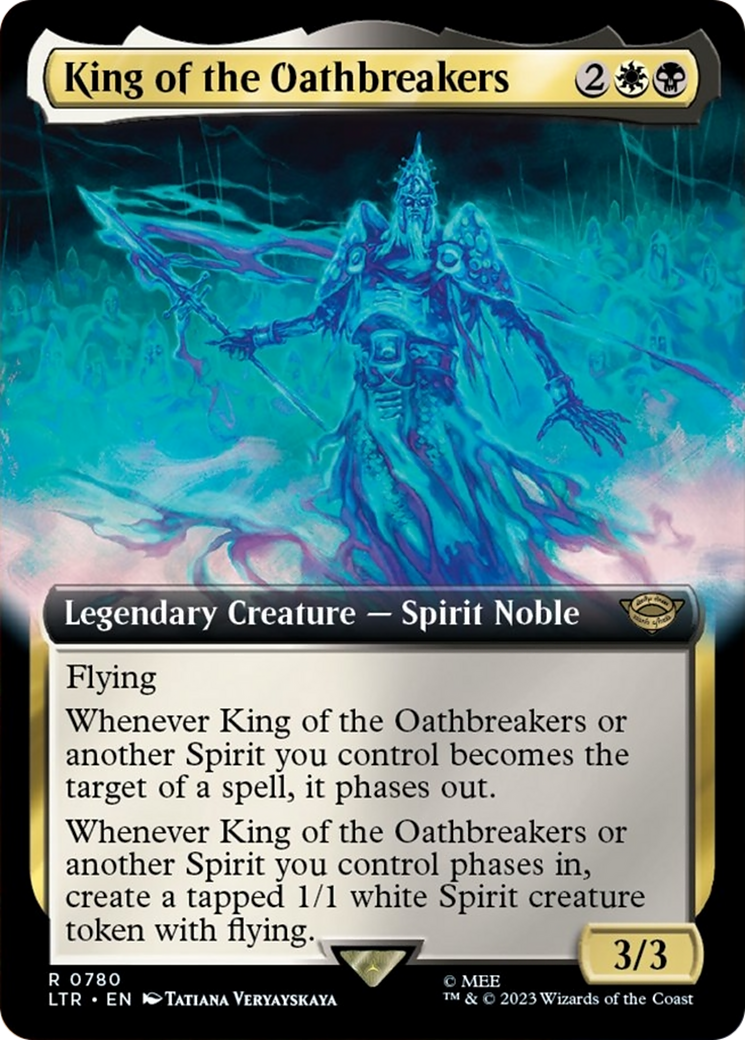 King of the Oathbreakers (Extended Art) (Surge Foil) (LTR-780) [The Lord of the Rings: Tales of Middle-earth] Foil