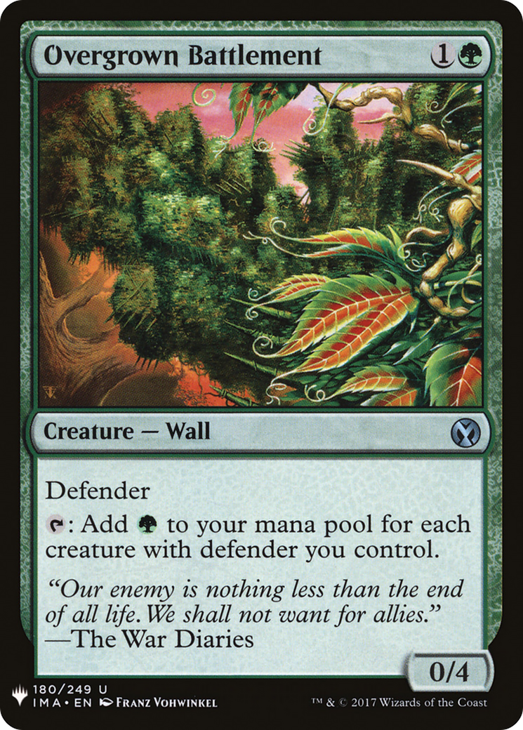 Overgrown Battlement (LIST-180) [The List]