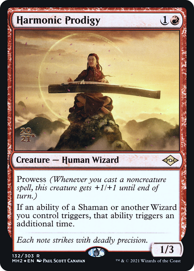 Harmonic Prodigy (PRE-132) [Modern Horizons 2 Promos] Foil