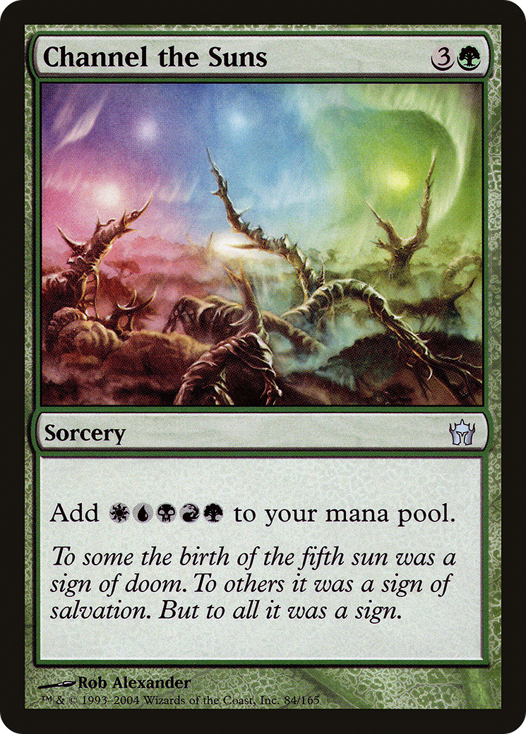 Channel the Suns (5DN-084) [Fifth Dawn] Foil