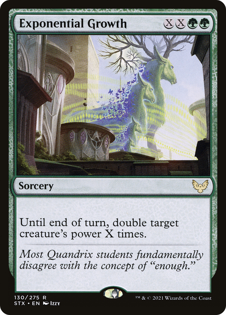 Exponential Growth (STX-130) [Strixhaven: School of Mages]