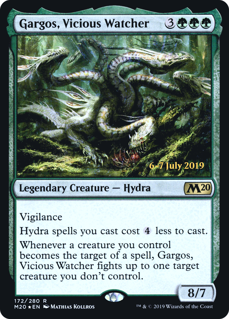Gargos, Vicious Watcher (PRE-172) [Core Set 2020 Promos] Foil