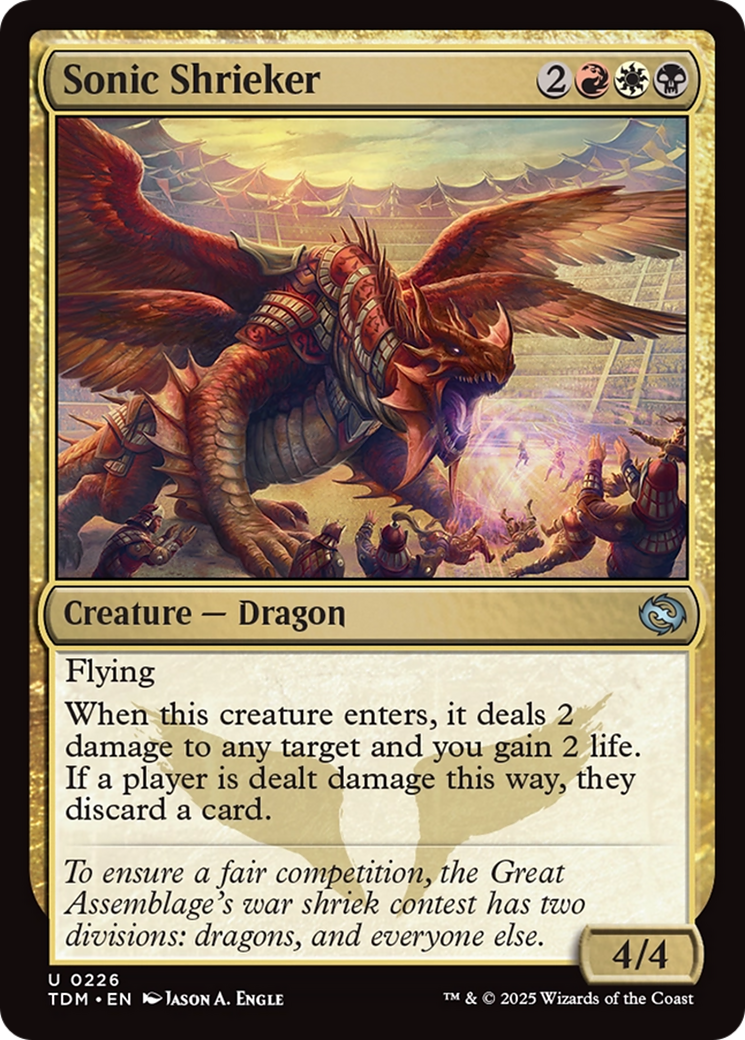 Sonic Shrieker - Foil [Tarkir: Dragonstorm]
