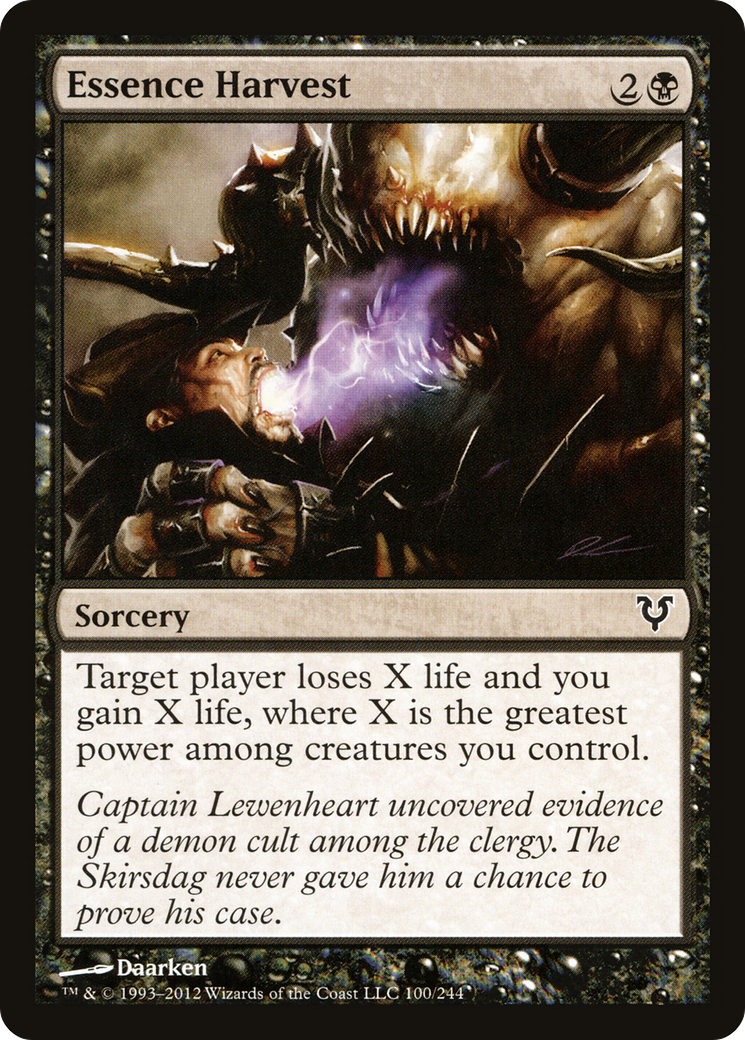 Essence Harvest (AVR-100) [Avacyn Restored] Foil