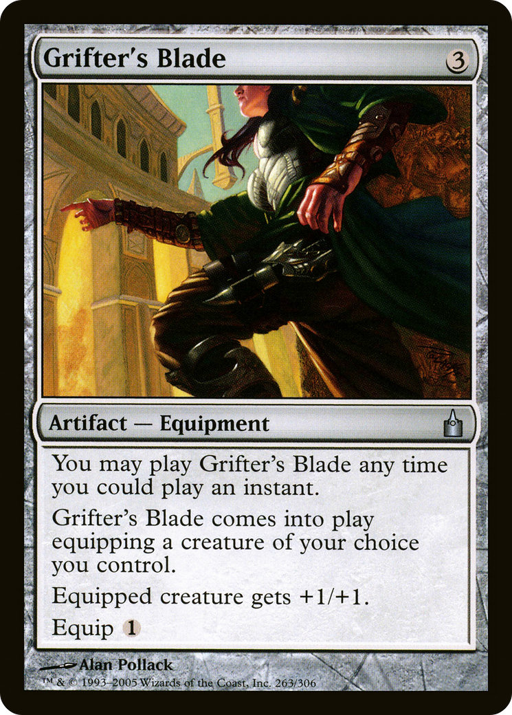 Grifter's Blade (RAV-263) [Ravnica: City of Guilds]